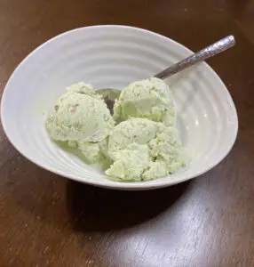 Homemade Pistachio Ice Cream