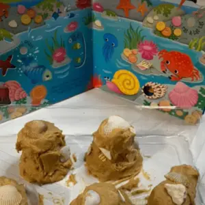 Beach Sand Slime; Sensory Play