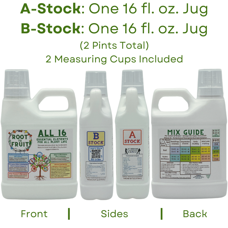 Root-to-Fruit Plant Food (2 Pack - 16 oz Bottles)