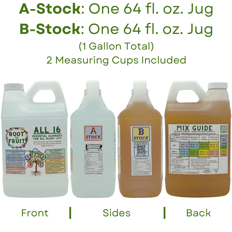 Root-to-Fruit Plant Food (2 Pack - 64 oz Bottles)