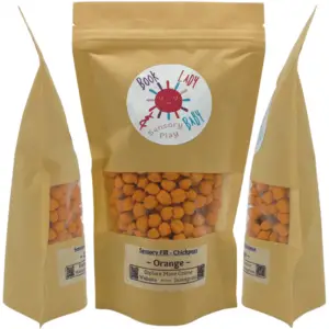 Orange Colored Chickpeas