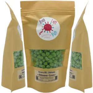 Shimmer Green Colored Chickpeas