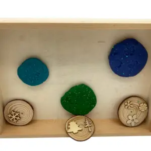 Nature Dough Stamps - Wood Slices